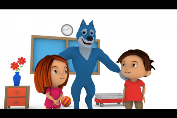Animación con Sofí, Lobo y Diego