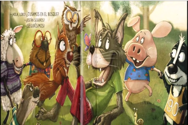 Personajes del cuento ¿Lobo está?