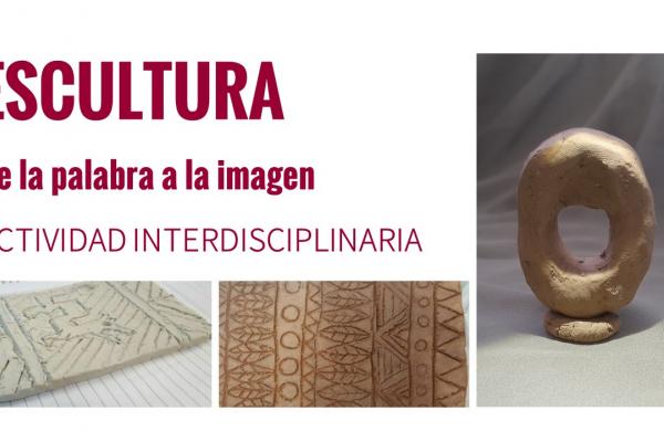 fotografía de plaqueta y escultura excenta en arcilla