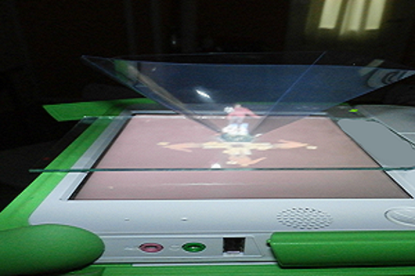 Fotografía de un holograma