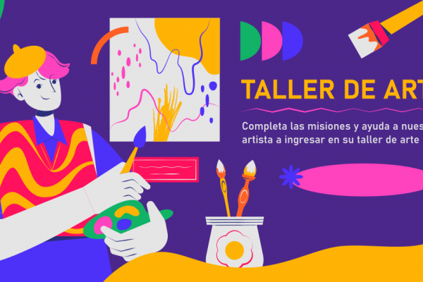 imagen vectorial artista con pinceles