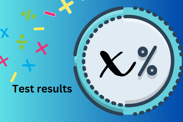 test results