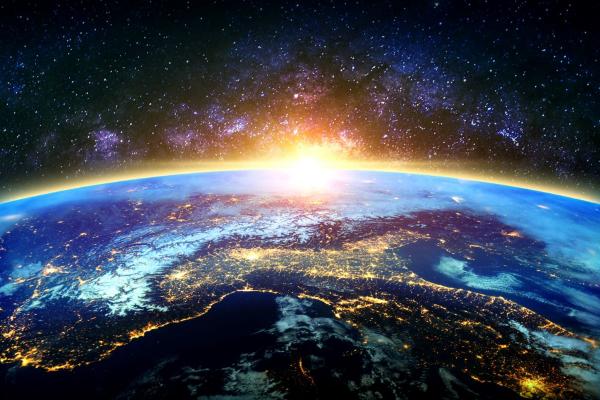 Tierra vista desde el espacio
