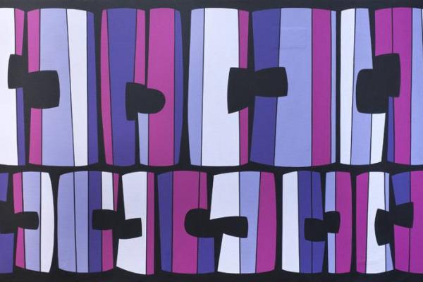 Imagen obra abstracta de la artista María Freire