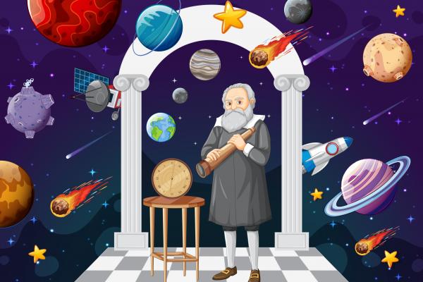Retrato de Galileo Galilei