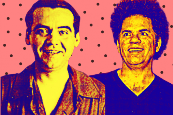foto artística de Lorca y Britto
