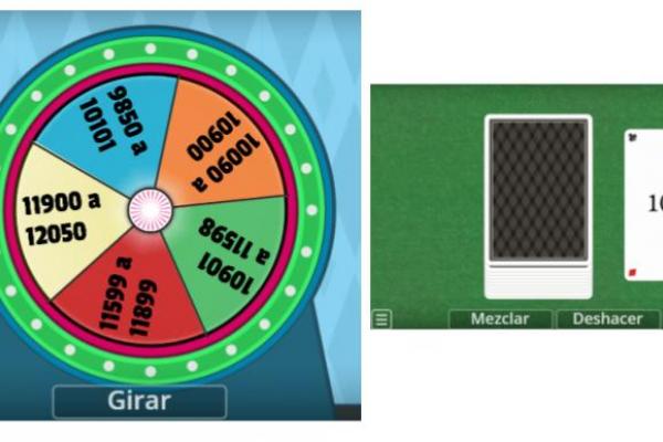 ruleta y mazo