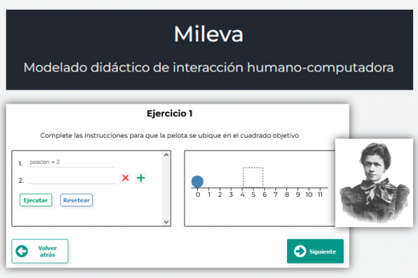 Captura de pantalla de software Mileva