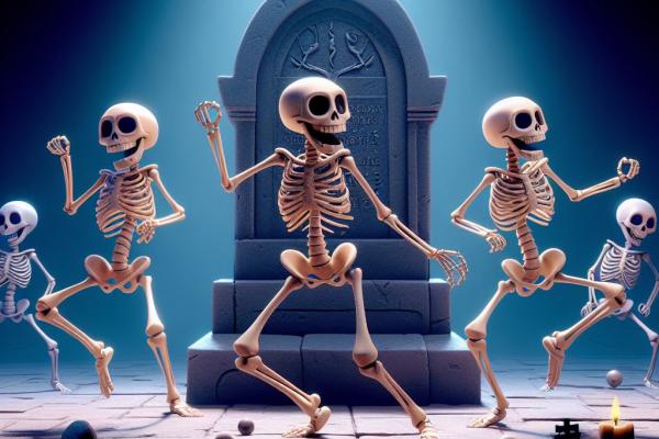 calaveras bailando