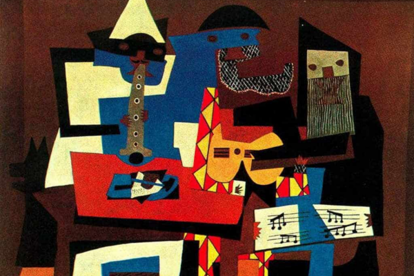 Imagen de la obra Los Tres Músicos de Pablo Picasso