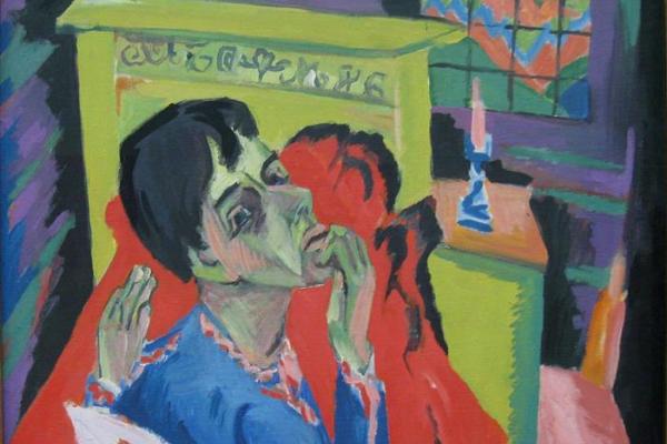 Imagen de la obra Autorretrato de Ernest Kirchner