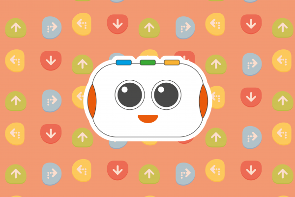 Portada con el robot TaleBot Pro y algunos de sus comandos.
