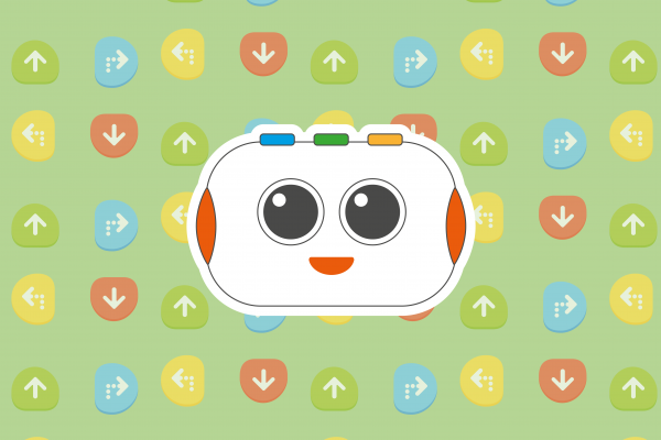 Portada con el robot TaleBot Pro y algunos de sus comandos.