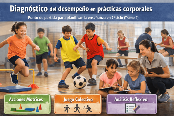 clase de Educación Física en una escuela pública uruguaya de nivel