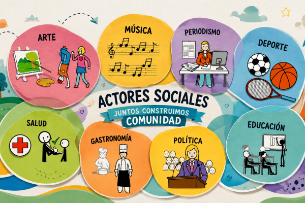 Actores sociales en la construcción de comunidad 