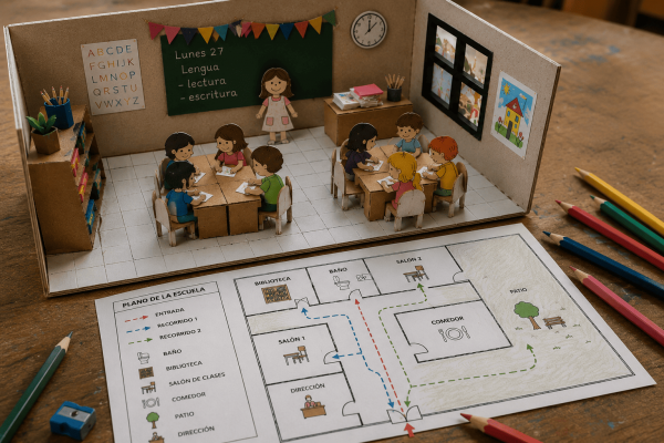 Diorama y plano