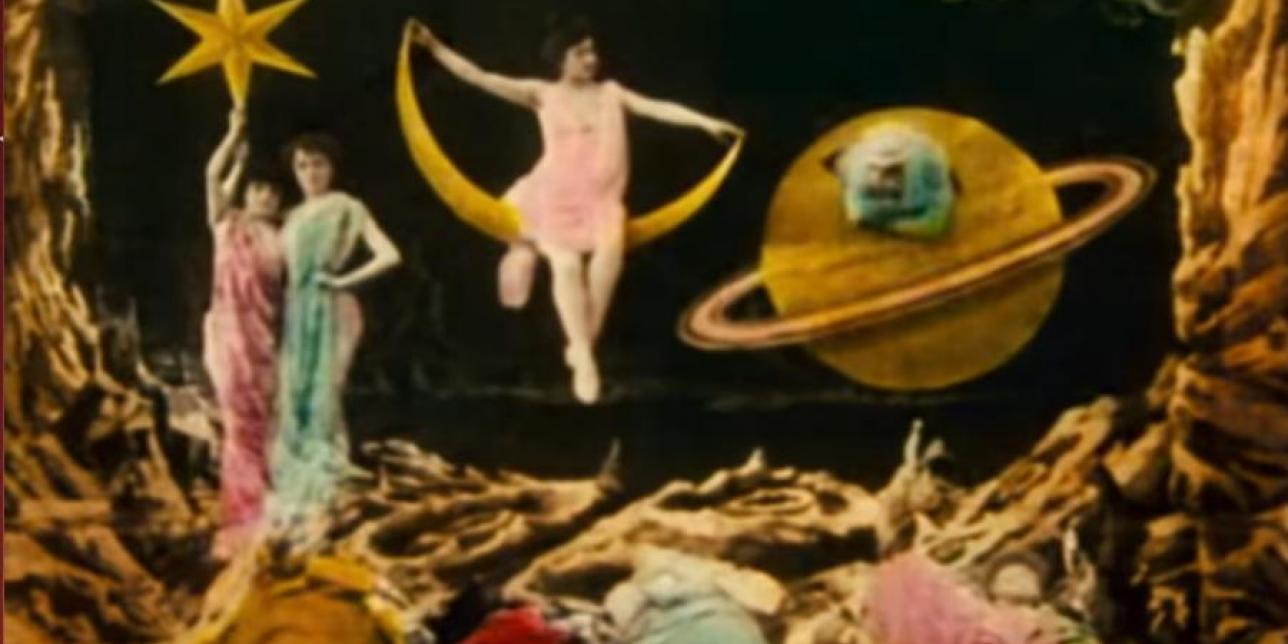 fotograma de corto "Un viaje a la Luna"