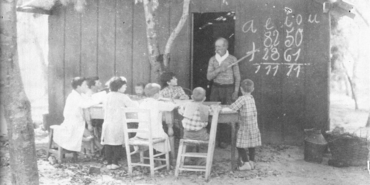 Escuela rural 1890