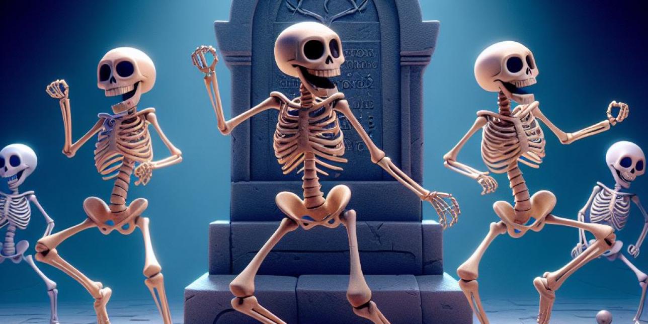 calaveras bailando