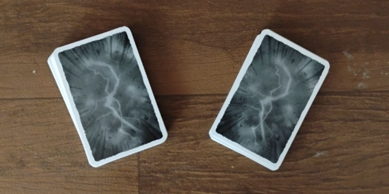 2 mazos de cartas