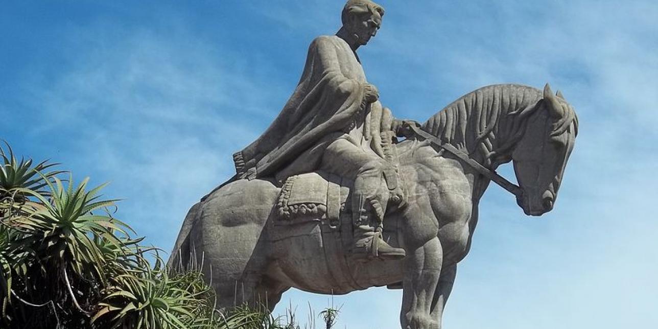 La escultura ecuestre