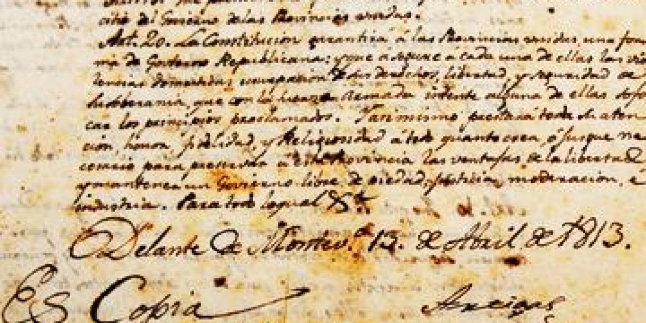 Las Instrucciones del Año XIII por Artigas